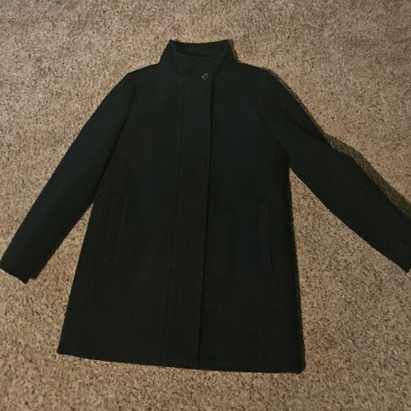 JCrew City Coat with button neck NEW - Picture 3 of 3